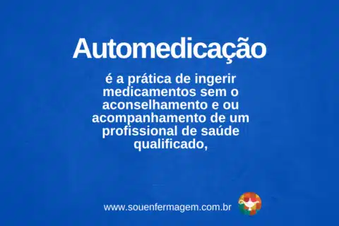 Automedicação - Termo técnico de enfermagem