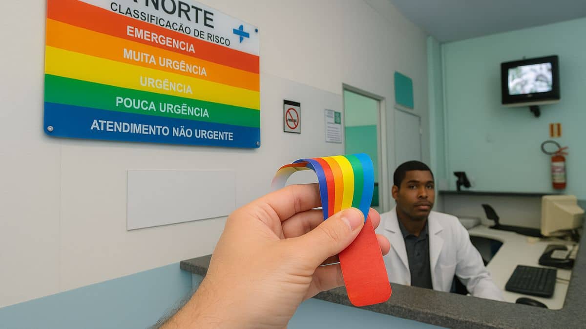 Protocolo de Manchester classifica os doentes por cores
