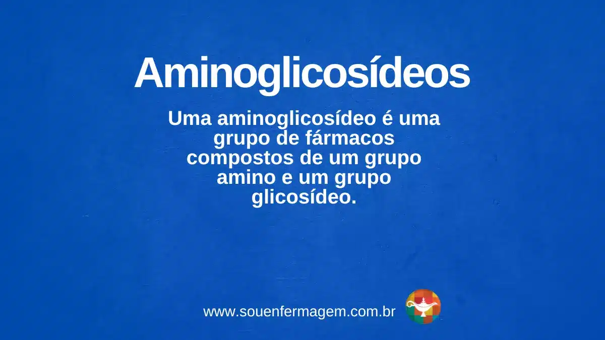 Aminoglicosídeos - Termo técnico de enfermagem