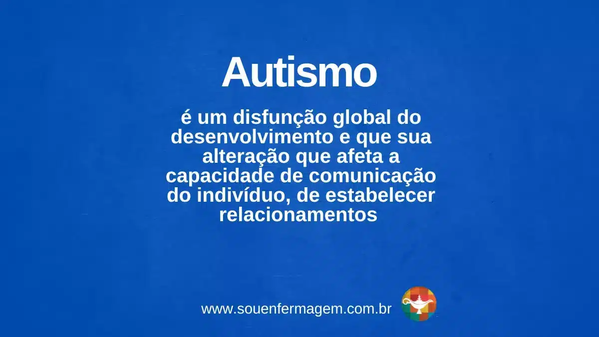 autismo - Termo técnico de enfermagem