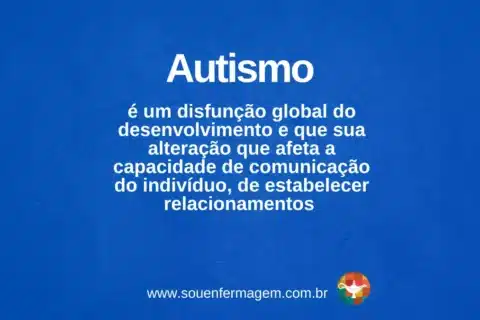 autismo - Termo técnico de enfermagem