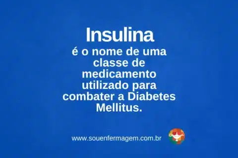insulina - TERMOS TÉCNICOS DE ENFERMAGEM