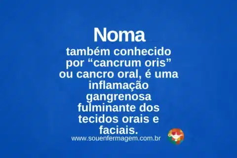 noma - TERMOS TÉCNICOS DE ENFERMAGEM