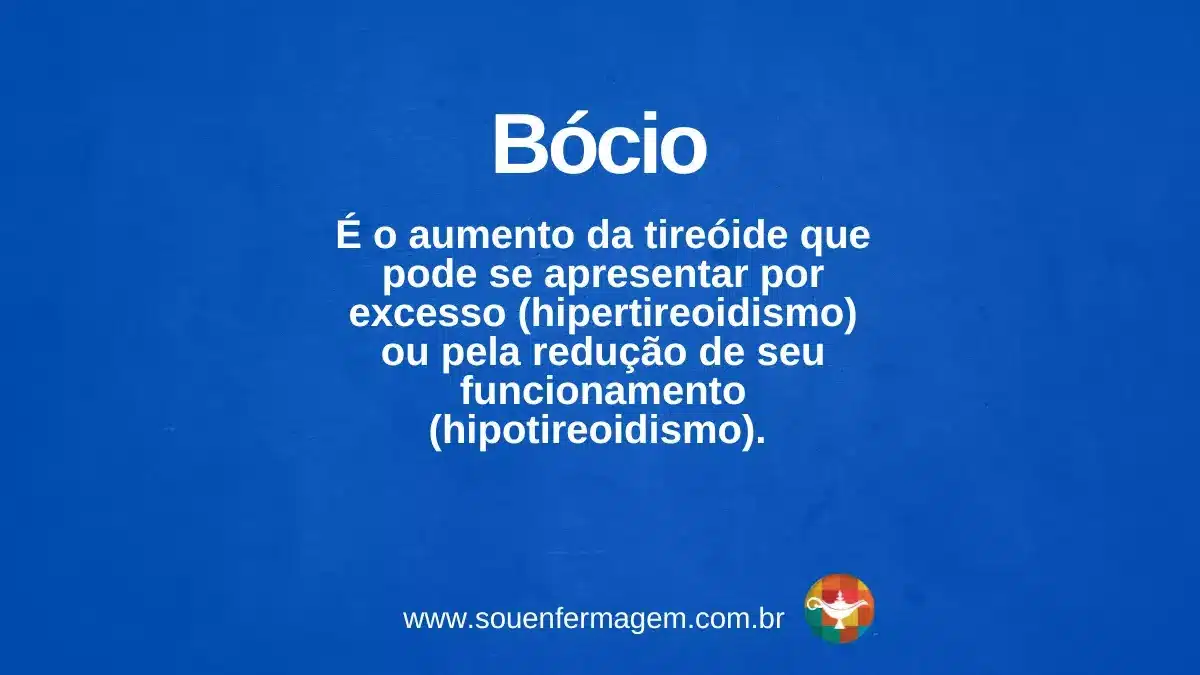 Bócio - TERMO TÉCNICO DE ENFERMAGEM