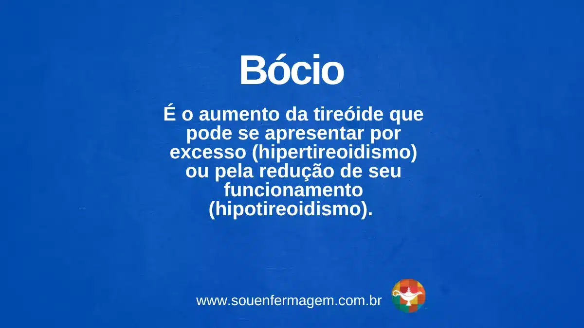 Bócio - TERMO TÉCNICO DE ENFERMAGEM