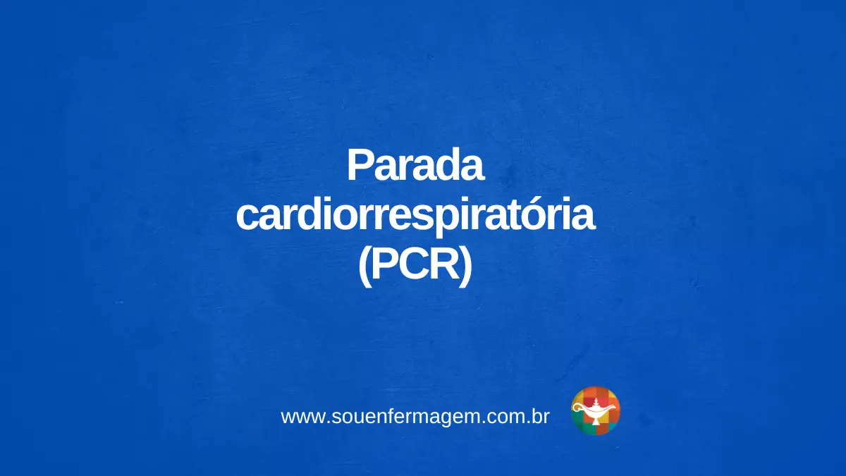 parada cariorespiratória - TERMOS TÉCNICOS DE ENFERMAGEM