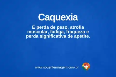 Caquexia - termo técnico de enfermagem