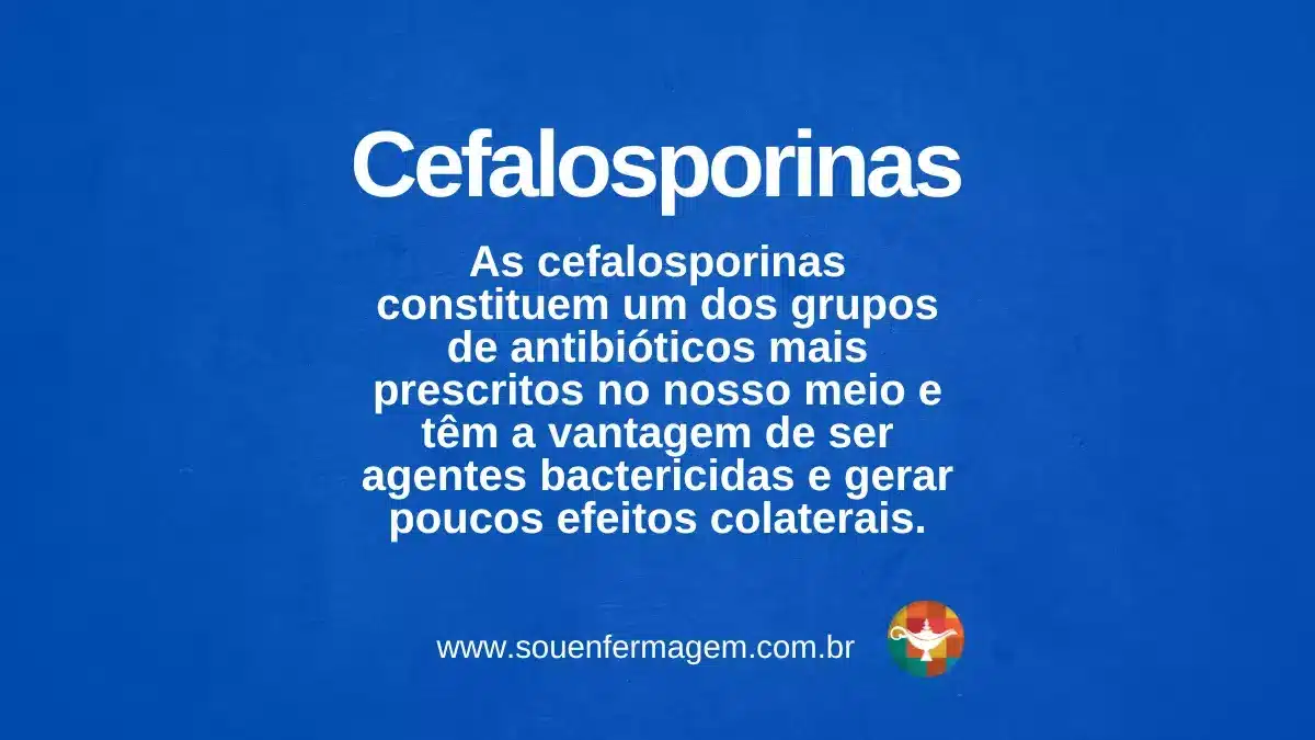 Cefalosporinas - termo técnico de enfermagem