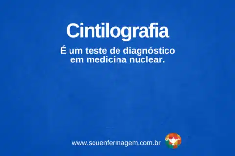 Cintilografia - termo técnico de enfermagem
