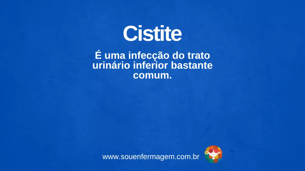 Cistite - termo técnico de enfermagem