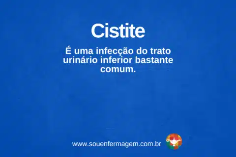 Cistite - termo técnico de enfermagem