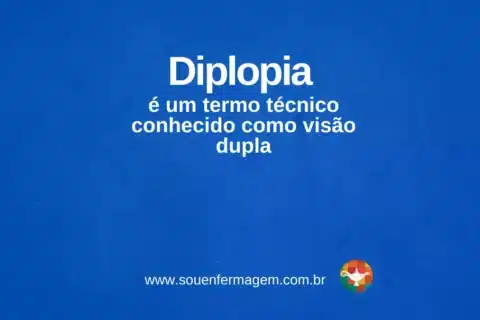 Diplopia - termo técnico de enfermagem