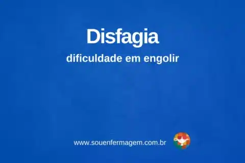 Disfagia - termo técnico de enfermagem