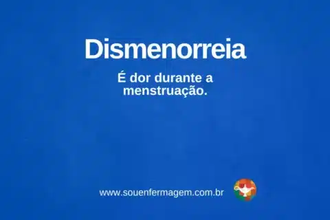 Dismenorreia - termo técnico de enfermagem