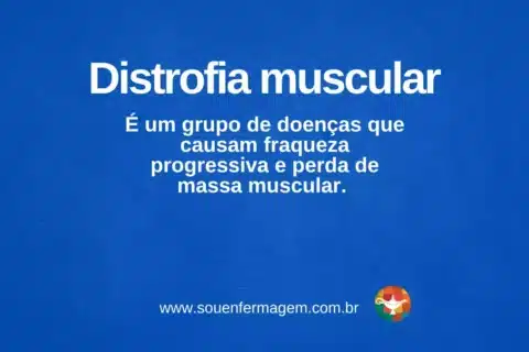 Distrofia muscular - termo técnico de enfermagem
