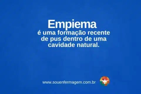 Empiema - termo técnico de enfermagem