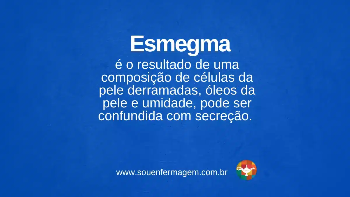 Esmegma - termo técnico de enfermagem