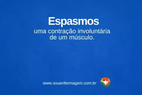 Espasmos - termo técnico de enfermagem