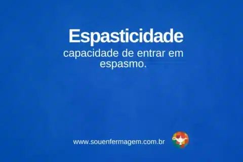Espasticidade - termo técnico de enfermagem
