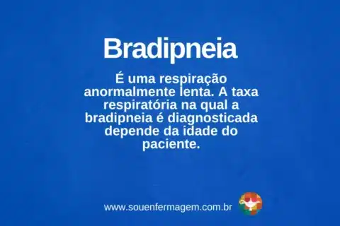 Bradipneia - Termo técnico de enfermagem
