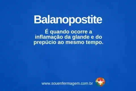 Balanopostite - TERMO TÉCNICO DE ENFERMAGEM