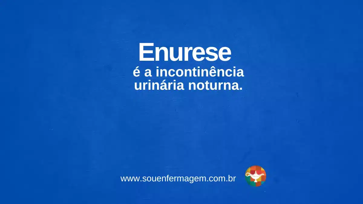 enurese - termo técnico de enfermagem