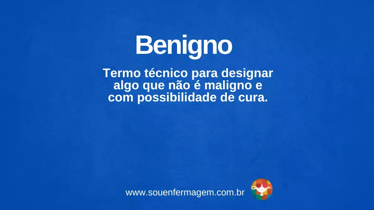 Benigno - TERMO TÉCNICO DE ENFERMAGEM