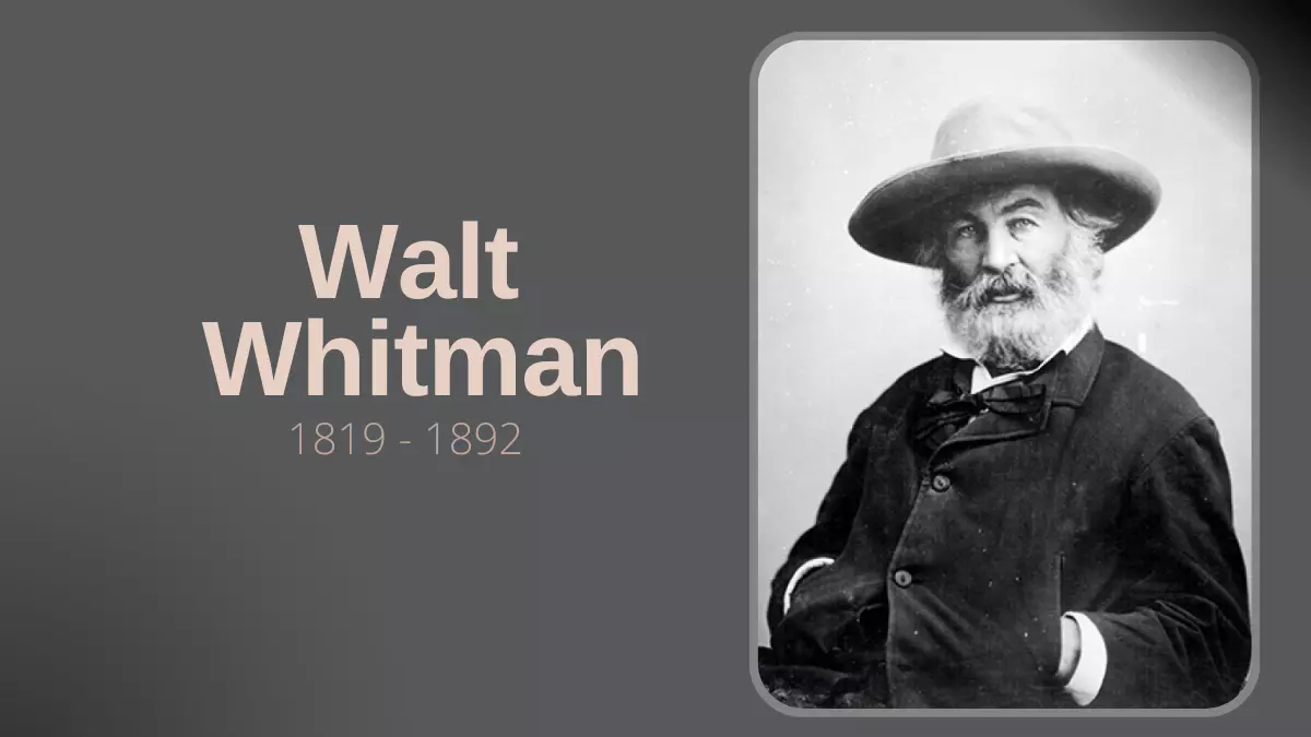 Walt Whitman - Enfermeiro