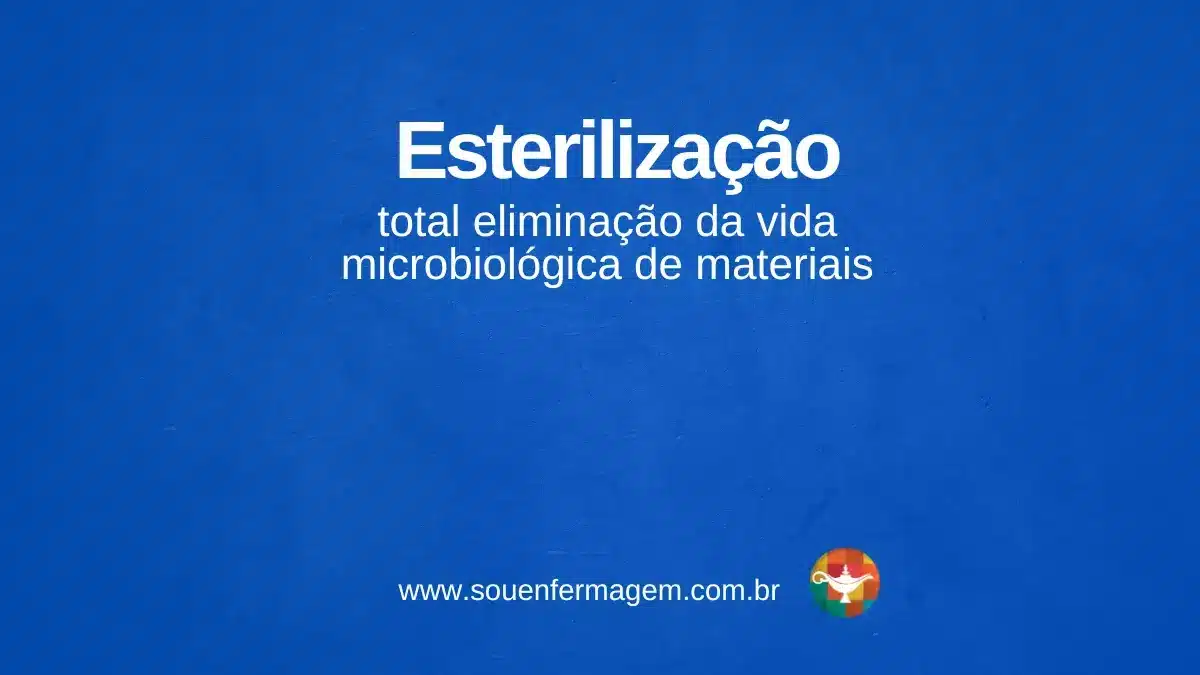 Esterilização - termo técnico de enfermagem