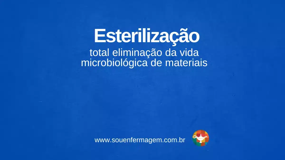 Esterilização - termo técnico de enfermagem