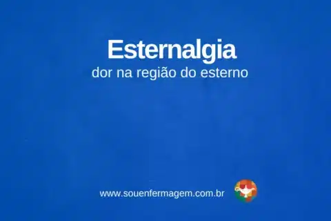 Esternalgia - termo técnico de enfermagem