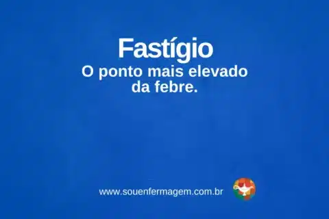 Fastígio - termo técnico de enfermagem
