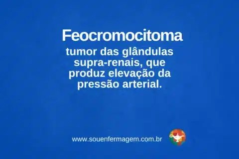 Feocromocitoma - termo técnico de enfermagem