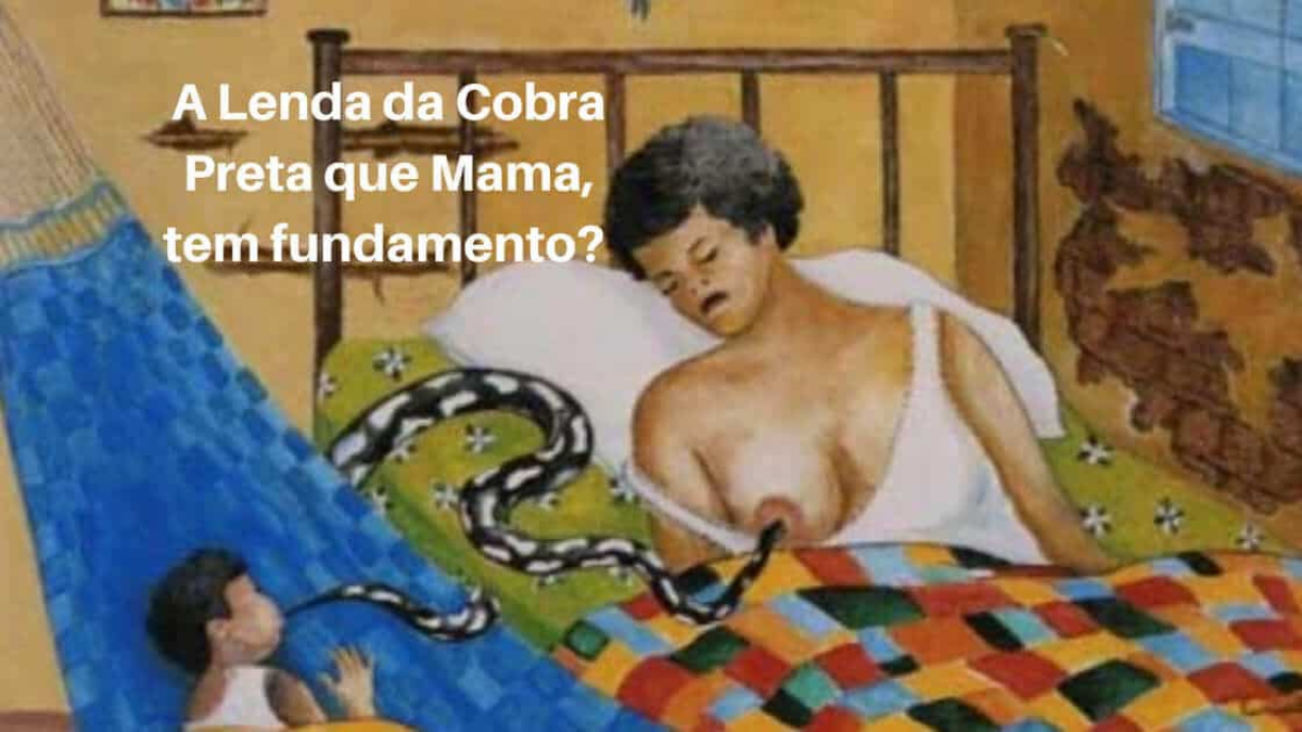 A Lenda da Cobra Preta que Mama, tem fundamento? imagem