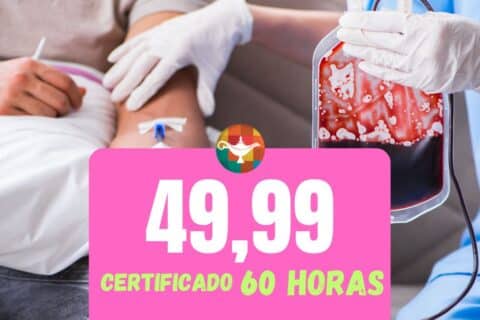 Curso online de assistência de enfermagem na transfusão 60h