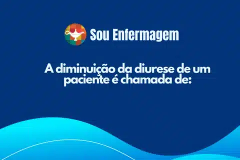A diminuição da diurese de um paciente é chamada de:
