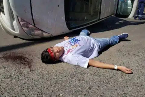 Samu, Siate e Faculdade Pequeno Príncipe realizam no Parque Barigui simulação de acidente