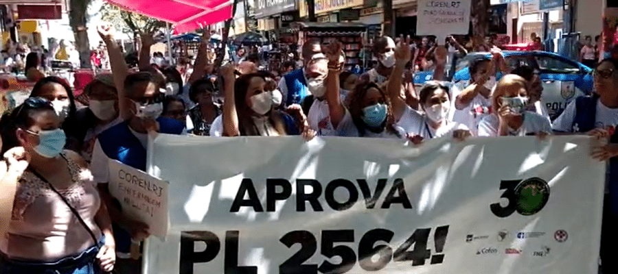 A manifestação conjunta do Coren-RJ e Sindsprev