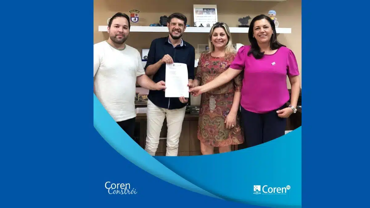 Coren PR recebe a visita da Presidente da ABEn PR Olga Peterlini