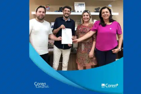 Coren PR recebe a visita da Presidente da ABEn PR Olga Peterlini