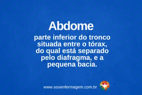 Abdome - Termos Técnicos de Enfermagem