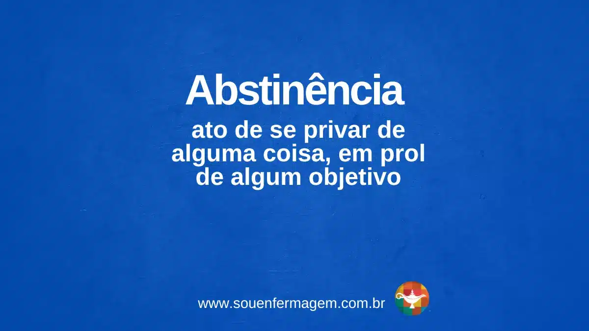 Abstinência