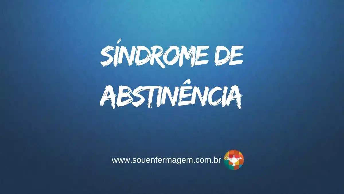 Síndrome de abstinência