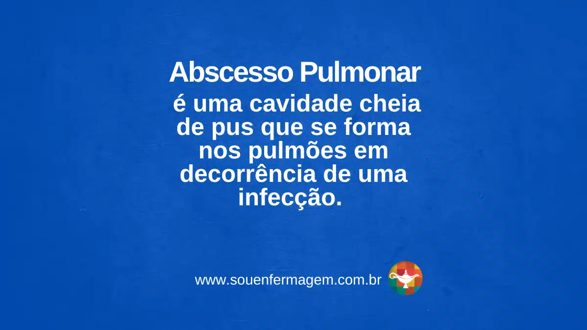Abscesso Pulmonar - Letra A