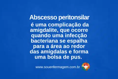 Abscesso peritonsilar - Letra A