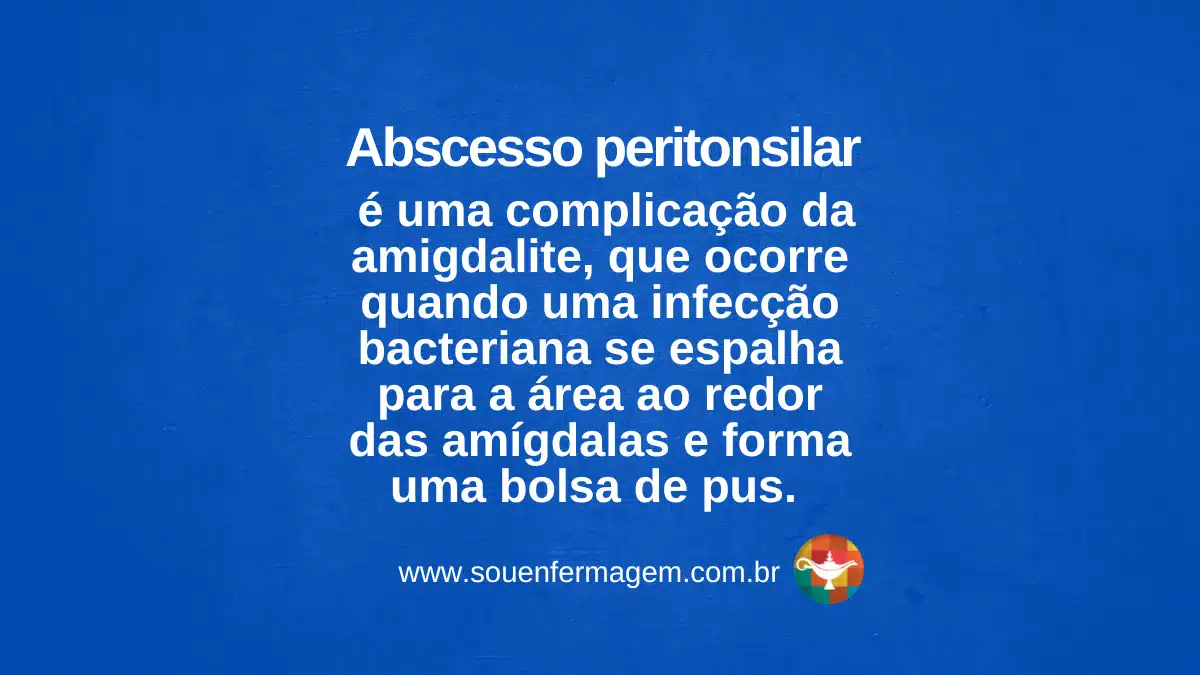 Abscesso peritonsilar - Letra A
