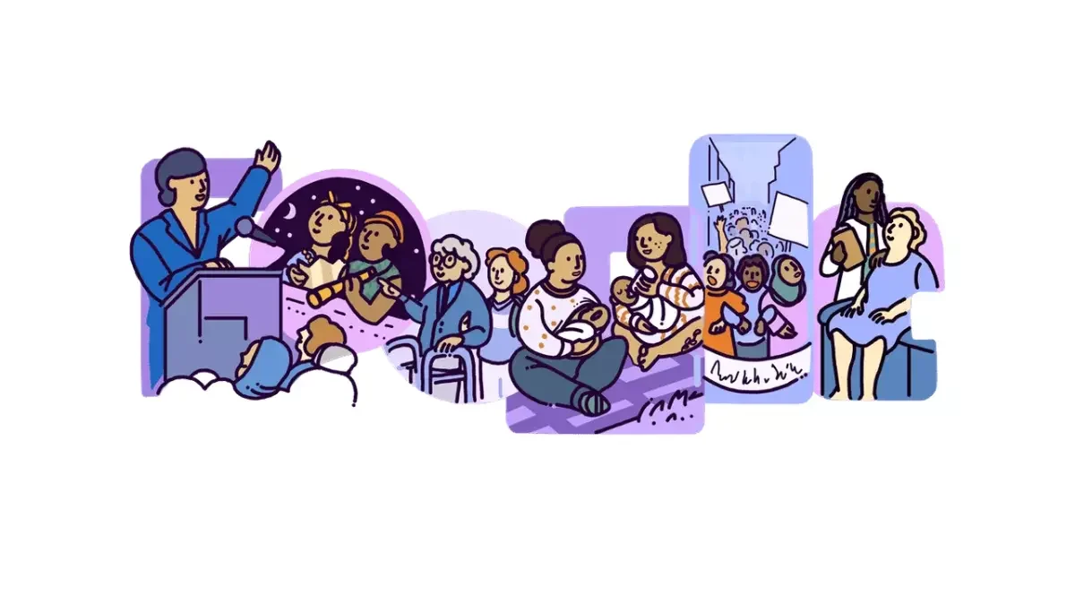 Doodle do Google celebra o Internacional da Mulher