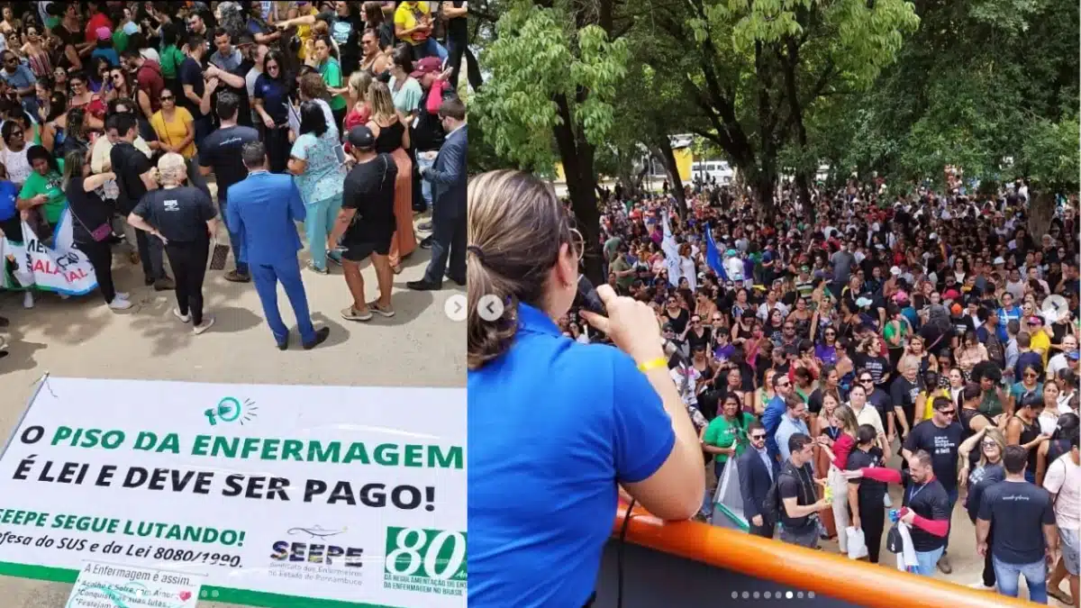 Pernambuco: Enfermeiros, técnicos e auxiliares de enfermagem prometem mais protestos