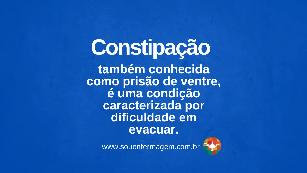 Constipação - Letra C