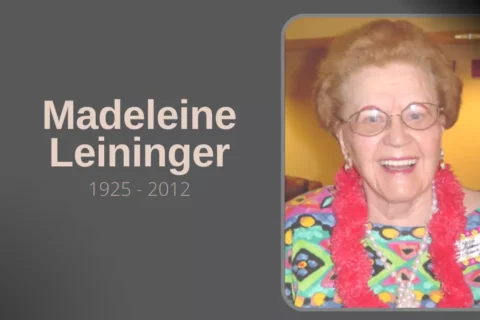Madeleine Leininger - Enfermeira